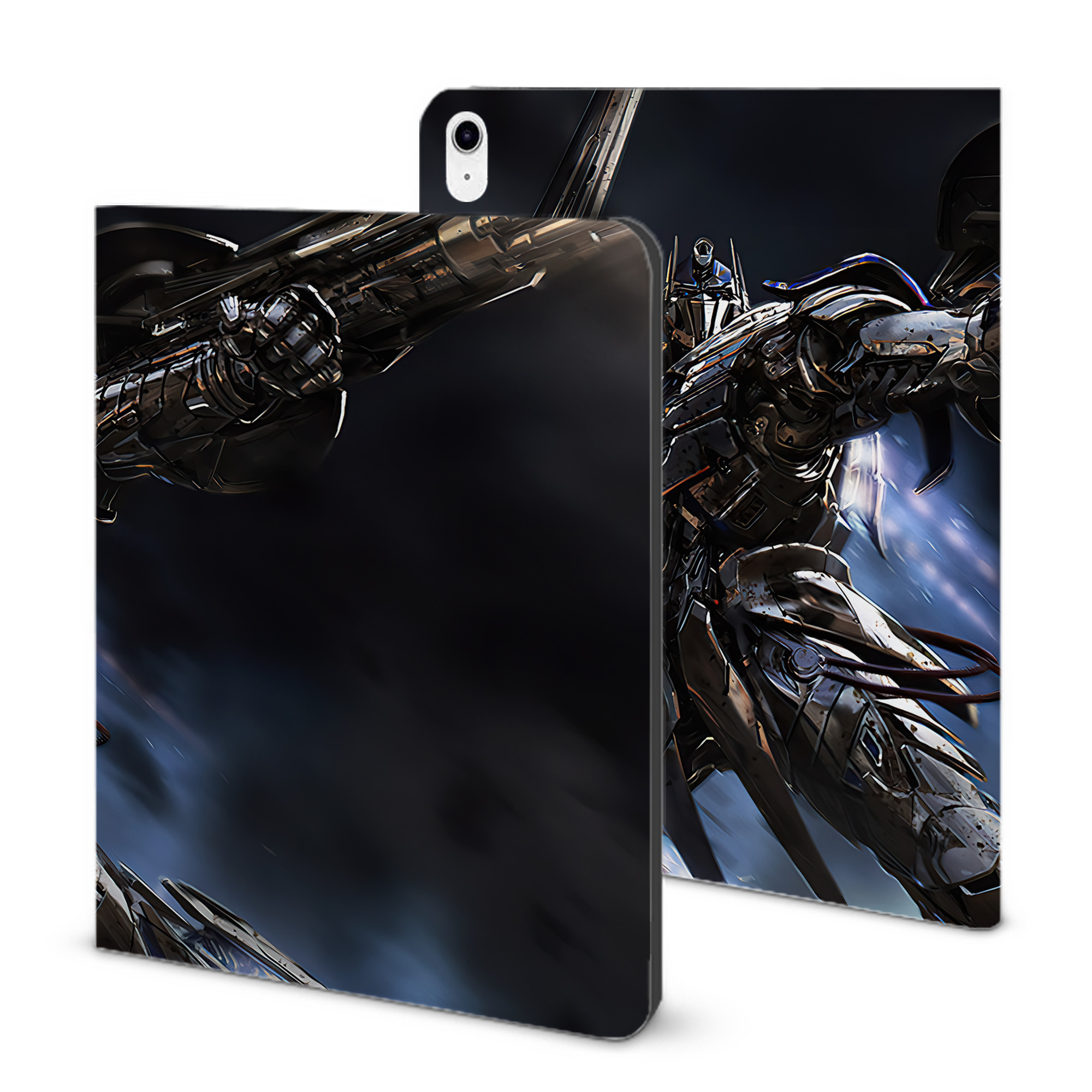 （画像用） Transformers トランスフォーマー IPad ケース ブック型 PUレザー TPU 耐衝撃 軽量 薄型 ペン収納なし 全面保護 IPad 各モデル対応